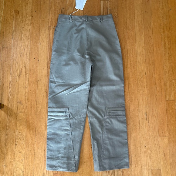 Stella McCartney Khaki Wide-Leg Pants - Picture 8 of 14